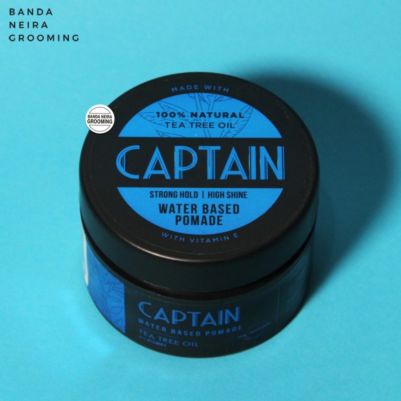 Captain Water Based Pomade Banda Neira Grooming 7670